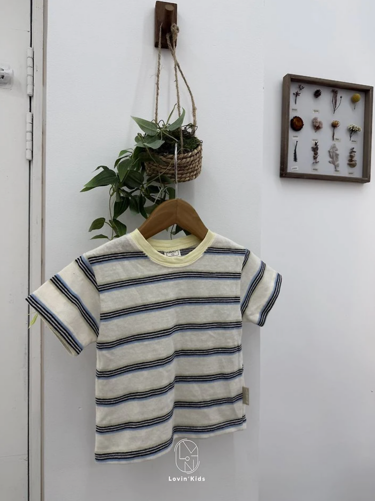 LEMON STRIPE TEE