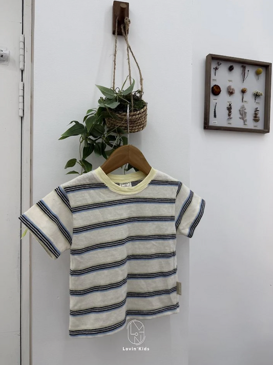 LEMON STRIPE TEE