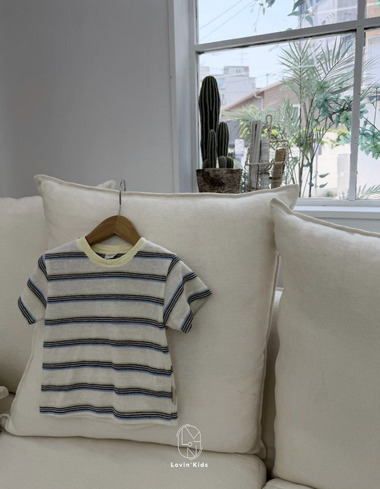 LEMON STRIPE TEE